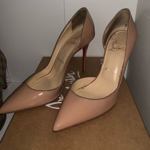 Christian Louboutin Shoes - Nude Patent Christian Louboutin Pumps Christian Louboutin Shoes - Nude Patent Christian Louboutin Pumps